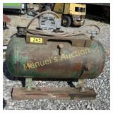 SINGLE PHASE SHOP AIR TANK W/110V