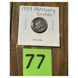 1939 MERCURY DIME