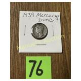 1939 MERCURY DIME