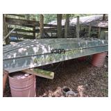 14' ALUMINUM FLAT BOTTOM BOAT
