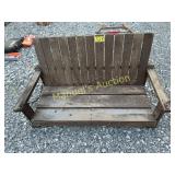 WOODEN PORCH SWING