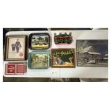 (5 ) COCA COLA  PICS / TINS