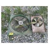 (2) ELEC SHOP  FANS