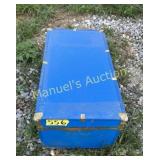 BLUE  STORAGE TRUNK