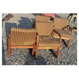 (4) UPHOLSTERED CHAIRS
