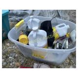 TOTE W / GLASS CLEANER