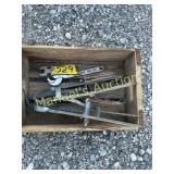 ANTIQUE WOODEN COKE CASE , (2) MOLE TRAPS