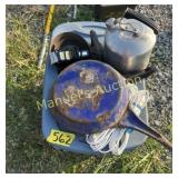 MISC ESTATE  ITEMS  ANTIQUE   HEAT IRON & MORE