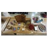 MISC ESTATE ITEMS ,DART BOARD , FILLER