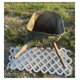 WHEELBARROW  & LATTICE