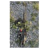 FISHING POLES & NET BASKET