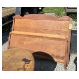 FULL SIZE WOODEN BED FRAME