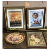 GROUP LOT ASS'T  FRAMED PICTURES