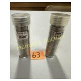 (2) PARTIAL ROLLS 2004- 2005  NICKELS