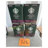 (4) BOXS OF STARBUCKS KEURIG