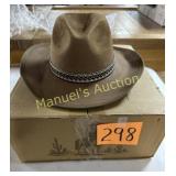 COWBOY HAT UNUSED  DARK