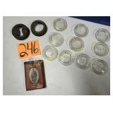 VTG  POCKET TIN  PRINCE ALBERT & LOT OF VTG