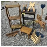 LG LOT WOOD DECOR