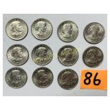 (11) SUSAN B ANTHONY DOLLAR COIN