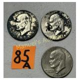 1974-77 (3) HALF DOLLARS