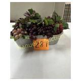 LOT OF VTG PLASTIC GRAPES