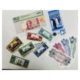 VTG CROATIAN DINARA, PAPER  NOVELTY  MONEY