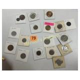 ASS'T FORIGN COINS, RUSSIN, SPAIN, NORWAY & MORE