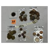 ASS'T FOREIGN COINS , AUSTRALIA , GUATAMALA ,