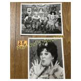 (2)  8X10 HEE HAW CREW & LULU ROMAN