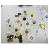 ASS'T  FOREIGN COINS, EUROPE, LEBANON, CHINA &
