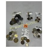 ASS'T FOREIGN COINS - KENYA , DENMARK, & MORE