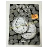 COLLECTOR BOOK W / (66) 1938-1961 NICKELS
