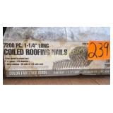 1.25' LONG COIL ROFFING NAILS