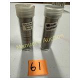 (2) ROLLS OF BUFFALO NICKELS  NO DATES