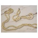 Two 14K Strand of Pearls
