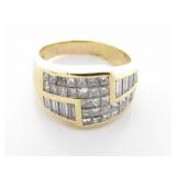 18K Yellow Gold Diamond Ring