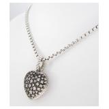 David Yurman Midnight Melange Heart Pendant