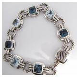 David Yurman Sterling Topaz Renaissance Bracelet