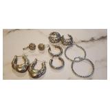 Five Pair of Vintage Earrings