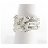 14K White Gold Diamond Ring