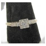 14K Yellow Gold Diamond Ring