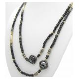 David Yurman 18K/925 Black Orchid Necklace