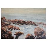 Unsigned 24x36 O/C Crashing Waves