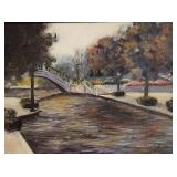 C Stuart 12x16 O/C Canal Bridge