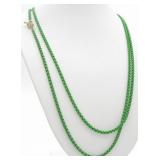 David Yurman Green Bel Aire Chain Set, 14K