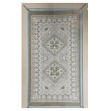 Teec Nos Pos Navajo Framed Rug