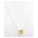 Tiffany & Co. Sterling Sparkler Citrine Necklace