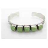 Kary Begay Sterling, Turquoise Bangle