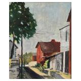 Gifford Hansell 10x8 O/B Village Scene