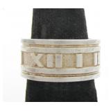 Tiffany & Co. .925 Wide Atlas Ring
